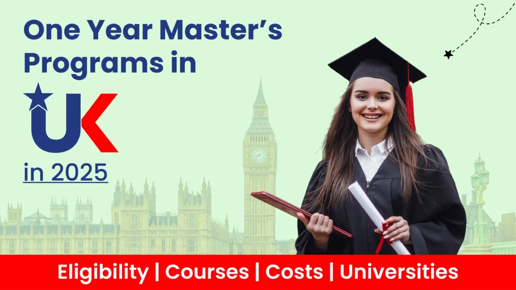 1 Year Masters Programs in UK in 2025: Eligibility, Courses, Costs & Universities