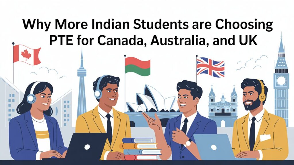 Why More Indian Students Are Choosing PTE for Canada, Australia, and UK