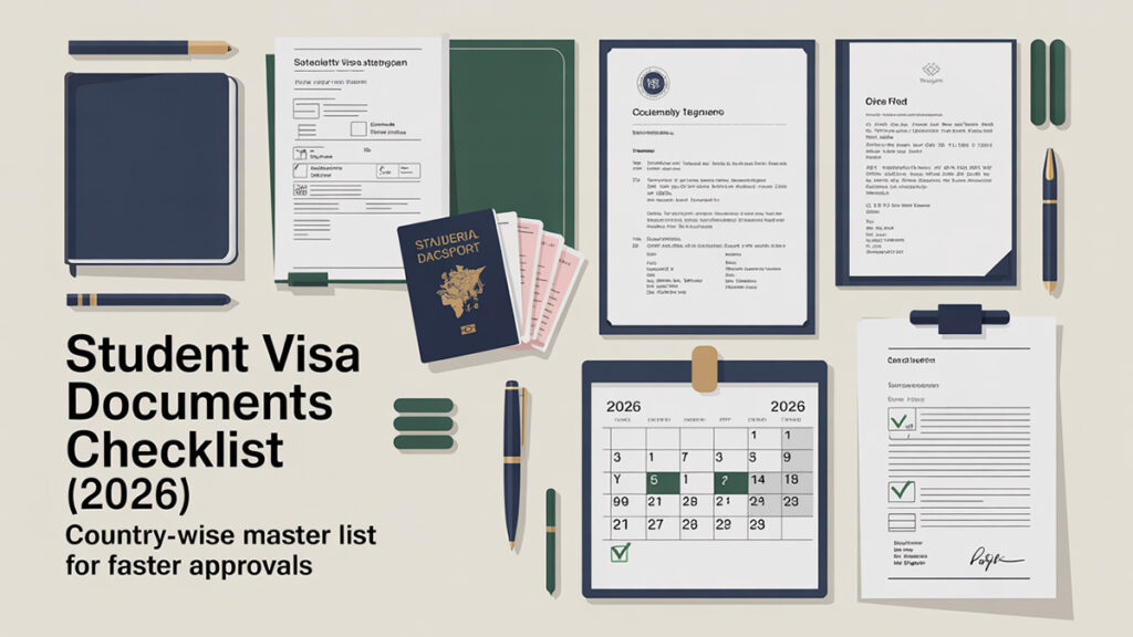 Student Visa Documents Checklist (2026): Country-wise Master List for Faster Approvals