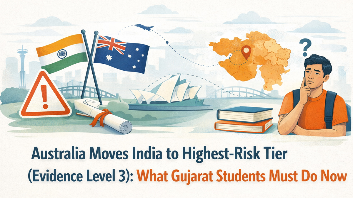 Australia Moves India to Highest-Risk Tier (Evidence Level 3) What Gujarat Students Must Do Now