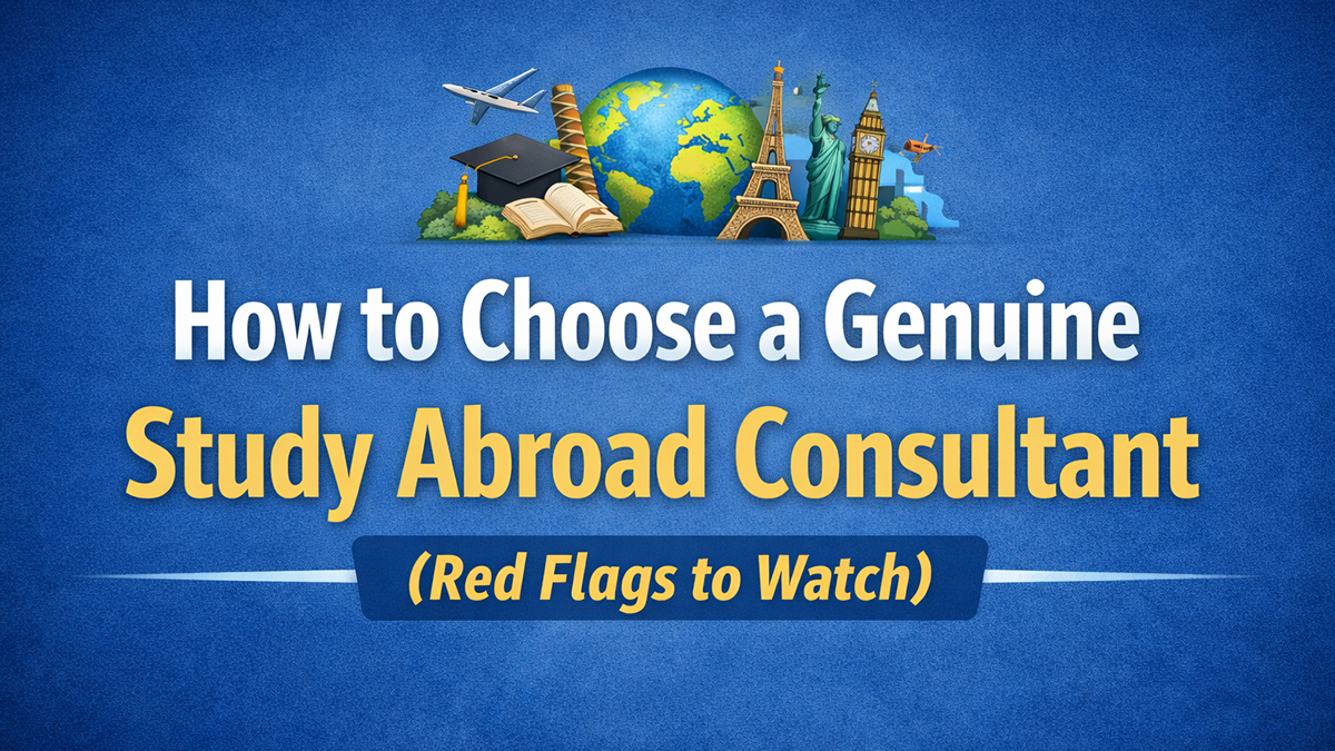 How to Choose a Genuine Study Abroad Consultant (Red Flags to Watch)