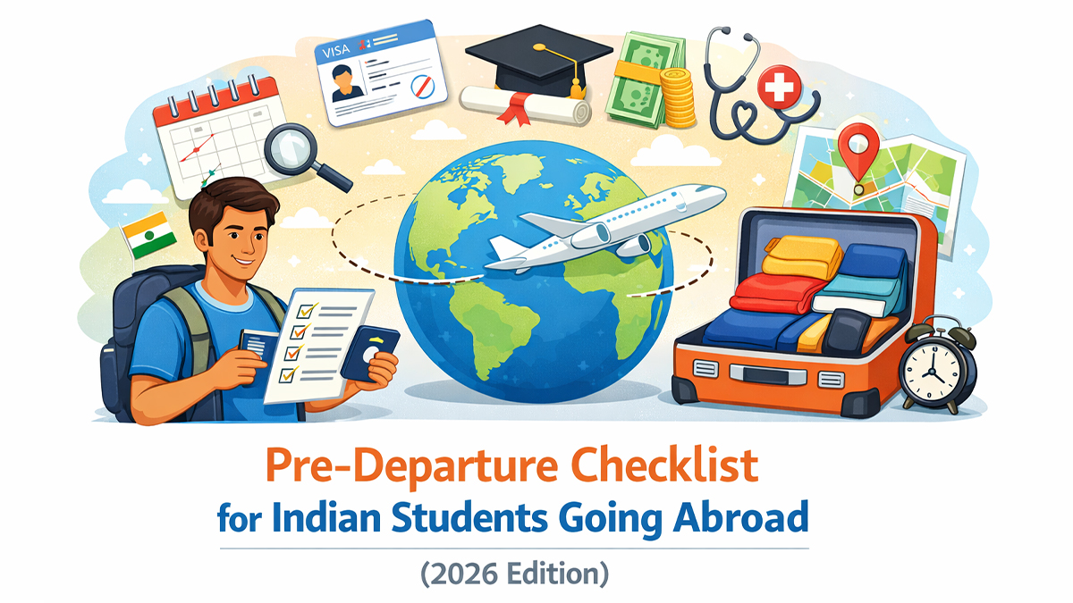 Pre-Departure Checklist for Indian Students Going Abroad (2026 Edition)